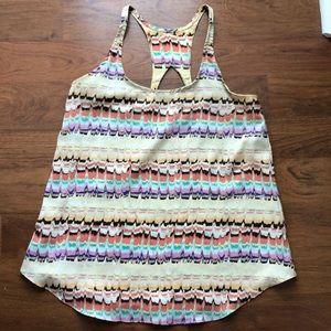 Eight Sixty Pastel watercolor print tank